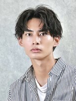 アーリー(Ali'i)&nbsp;コンマバング緩めソフトツイスト刈り上げマッシュパーマ