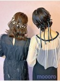 結婚式ヘアセット