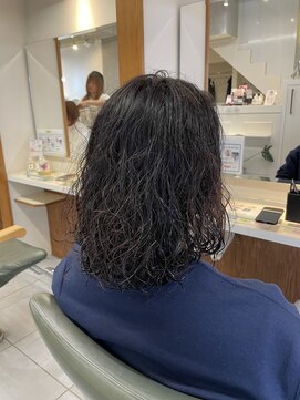 ネオリーブカフ 鶴ヶ峰店(Neolive caff) メンズ スパイラル ロング サーフカール