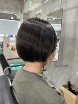 ラック(LUCK)&nbsp;ミニボブハイライトグレージュ/船橋/くすみベージュ