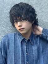 ノラギンザユー(NORA GINZA/U)&nbsp;【10代20代おすすめメンズ束感ナチュラルニュアンスパーマ】