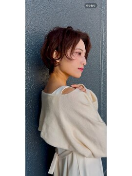 レイズアンダーバーホワイト(RAISE by _WHITE) 透明感ショート/春カラー/ブリーチなし/顔まわり