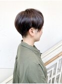 【morio成増/一戸】刈り上げ丸みマニッシュショート