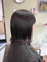 コモレビ(komorebi)&nbsp;【有田 ゆすら】外ハネボブ/オリーブカラー