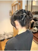 ふんわりアップスタイル