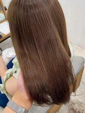 ドレス(Dress) 透明感カラー/艶髪ストレート/髪質改善/ブラウン