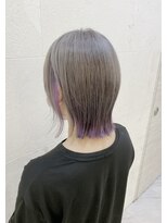 シャンティ 札幌駅前店(Shanti)&nbsp;シルバー＆パープルのツートンカラー 【新濱奈未子】