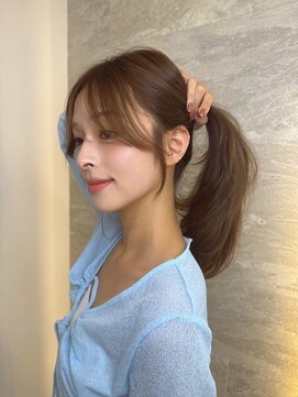 ロンドガーネット 池袋(Lond garnet) 暗めカラー/韓国風巻き/レイヤーカット/髪質改善/縮毛矯正/池袋