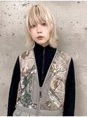 ハイレイヤーボブ　ナチュラルブロンド