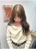 似合わせカットベージュカラー[表参道ダブルカラーケアブリーチ]
