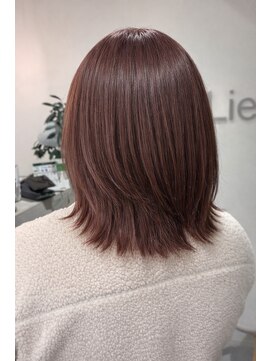 リアン(Lien) ピンクベージュ/ベージュ/ダブルカラー/ブリーチ/ブリーチカラー