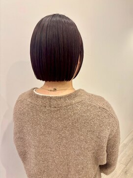 ワンラヴェストヘアオルシェット 長野駅(One Lovest Hair olchette) ダブルカラー/ミニボブ/ブリーチ切りっぱなし長野駅