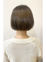 モリオ フロム ロンドン 成増店&nbsp;【morio成増/一戸】大人可愛いボブオリーブカラー