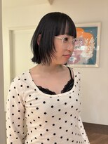 サラビューティーサイト 九大学研都市店(SARA Beauty Sight)&nbsp;ボブスタイル/落ちる黒染め/顔周りレイヤー/ブリーチカラー