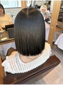 ぱつっとミニボブ