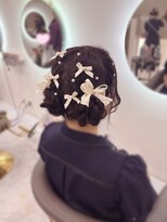 クラン 梅田店(Clan) 編み込みツイン団子