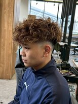 リッチブランドアンドコー 守口店(Rich Brand&Co)&nbsp;サーフカール メンズパーマ スペインカール メンズカラー