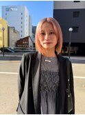 【10代20代】顔周りレイヤー/ダブルカラー＆ブリーチ/札幌大通