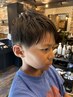 夏休みの平日12時~16時限定【学割U16】中学生以下カット/¥2600→¥2300