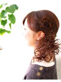 カジュアル＊結婚式編み込みアレンジ