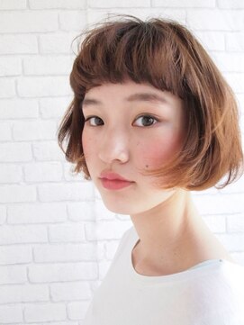 ナヌーク シブヤ(nanuk shibuya) 【nanuk】☆ショートバングでヌケ感ボブ☆