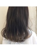 【外国人風】グラデーションハイライトグレージュ