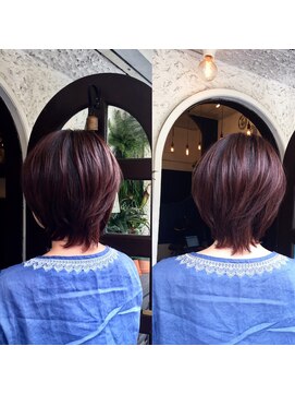 キュー ヘアー(Queue hair) 襟足長めなショート