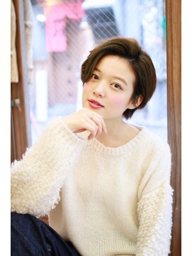 トヌコア ルア 下北沢店(TONUKOA RUA) 【TonukoaRua】かきあげバング★マットグレージュショート☆