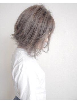 トーク 伊丹本店(TAL'KE) TAL'KE/グレーバレイヤージュ×似合わせカット_161