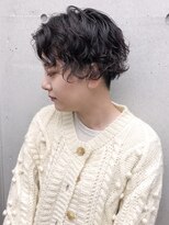 カンゴール サロン トウキョウ セントラル 原宿(KANGOL SALON TOKYO CENTRAL)&nbsp;【KANGOL】センターパート パーマ 韓国 ウルフ マッシュ カラー