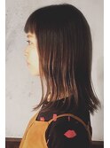 切りっぱなし・ミディアムボブ×ハイライト【レセ流山店】