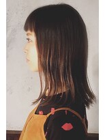 レセ 流山店(LAISSEZ)&nbsp;切りっぱなし・ミディアムボブ×ハイライト【レセ流山店】