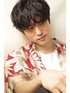 ブークル(boucle) 外国人風セミウェット無造作ショートクラウドマッシュ