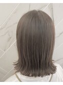 【Zina札幌】イメチェン毛先パーマ耳かけ×フォギーベージュ