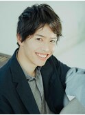 くせ毛風ニュアンスメンズショート