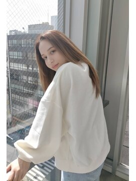 セシルヘアー 高槻店(Cecil hair) 大人クールな前髪なしストレートスタイル