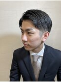 ツーブロック七三パート