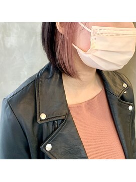 アンジェリカ 尼崎店(ANGELICA) くすみピンクインナーカラー【ANGELICA 吉永】