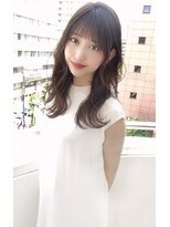 ロンドネートゥル 新潟(Lond naitre)&nbsp;高橋ヒロシ　小顔顔まわりカット外ハネネオウルフペールベージュ