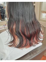 サロン 名和店(SALON)&nbsp;インナーカラー、ピンクベージュ
