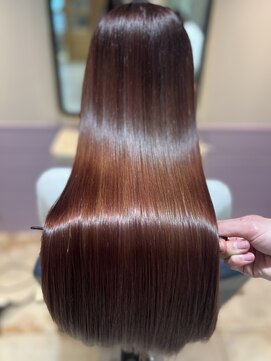 ネオリーブエクラ 上野御徒町店(Neolive eclat) 髪質改善エステピンクブラウン