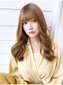 女性らしさ溢れるゆるふわロング