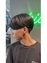 スキル(SKILL)&nbsp;福岡/天神/センターパート/ニュアンスパーマ/メンズ縮毛矯正