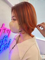 ミミヘアーガーデン(mimi hair garden)&nbsp;アンブレラカラー/コントラストオレンジ