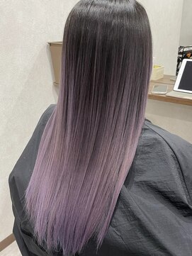 ミュウアンド(Mew＆) 【グラデーション×ペールパープル】