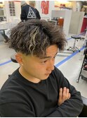 大人気のメッシュ×ツイストパーマ!