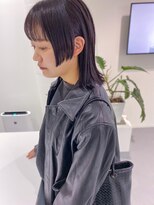 レフ(LEF)&nbsp;タッセルレイヤー/くびれミディアム/ディープパープル/髪質改善