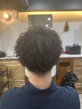 スウェル 船橋店(Swell) ダークアッシュ/アッシュブラック/カルマパーマ/ベリーショート3