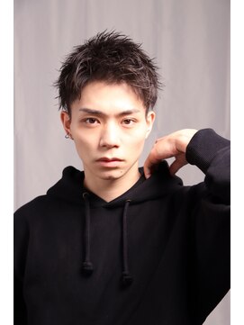 ネイビー(NAVY) アップバングショート