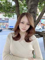 モナコ 広尾 恵比寿(monaco) 【monaco】前髪なし/面長補正/レイヤーミディアム/広尾美容室